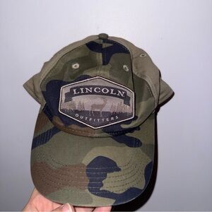 Lincoln Outfitters Hat One Size Fits Most Camouflage deer